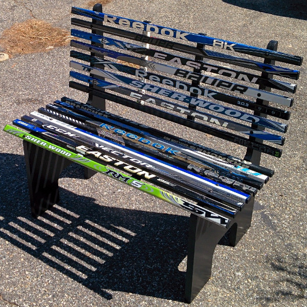hockey stick bench plans