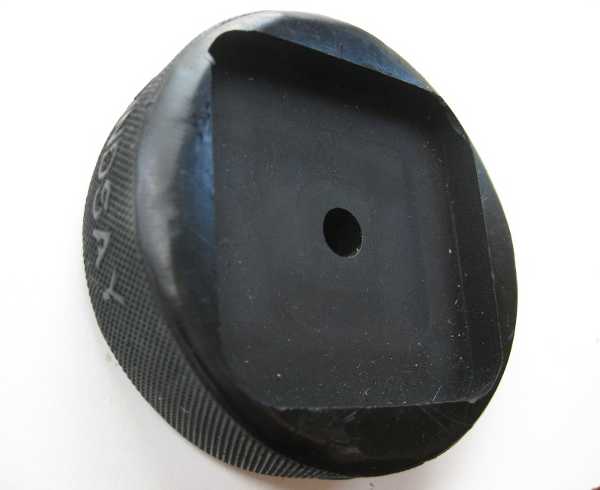 routed hockey puck