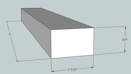 hockey stick dimensions