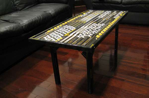 hockey stick coffee table plans