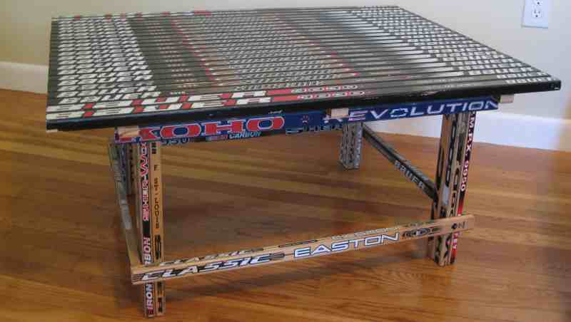 Hockey Stick Coffee Table