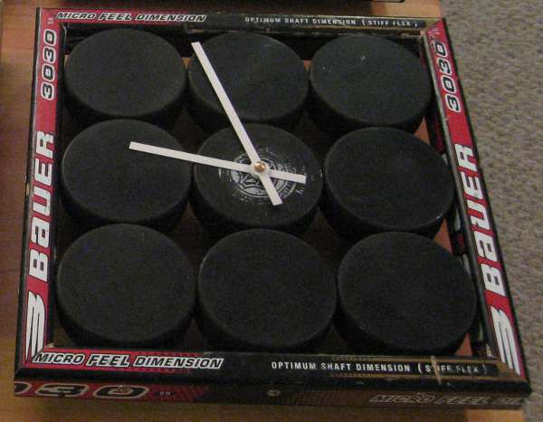 hockey puck clock