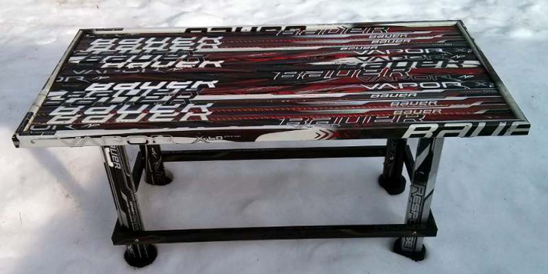 Blueprints Hockey Stick Coffee Table Plans homemade cnc router 