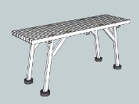 Bench 3D model